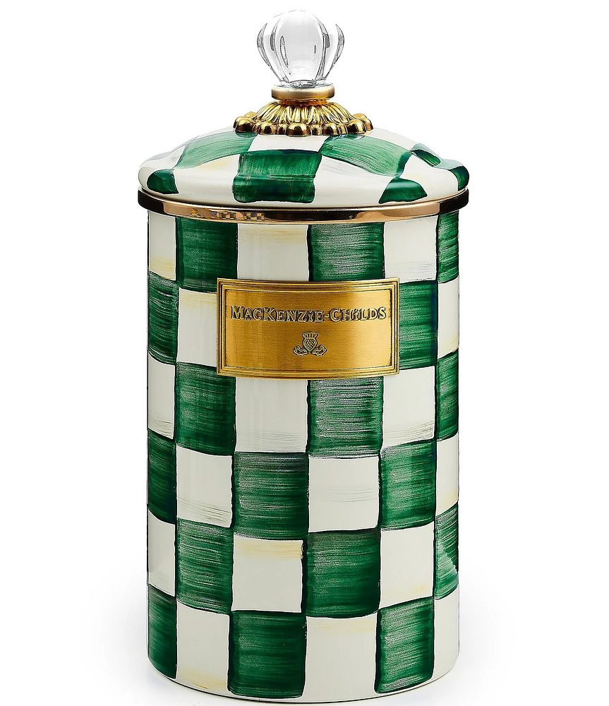 MacKenzie-Childs Check Canister
