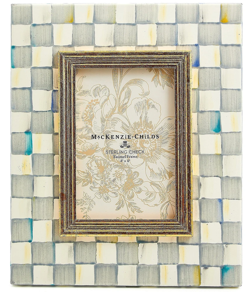 MacKenzie-Childs Sterling Check Frame