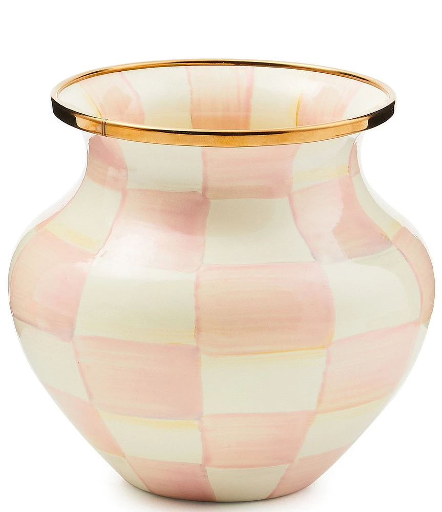 MacKenzie-Childs Check® Enamel Vase