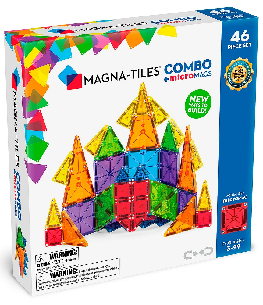 Magna-Tiles® Combo 46-Piece Set