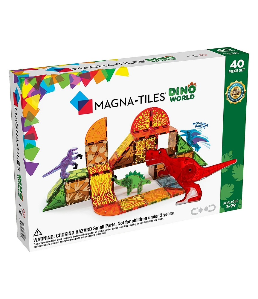 Magna-Tiles® Dino World 40-Piece Set