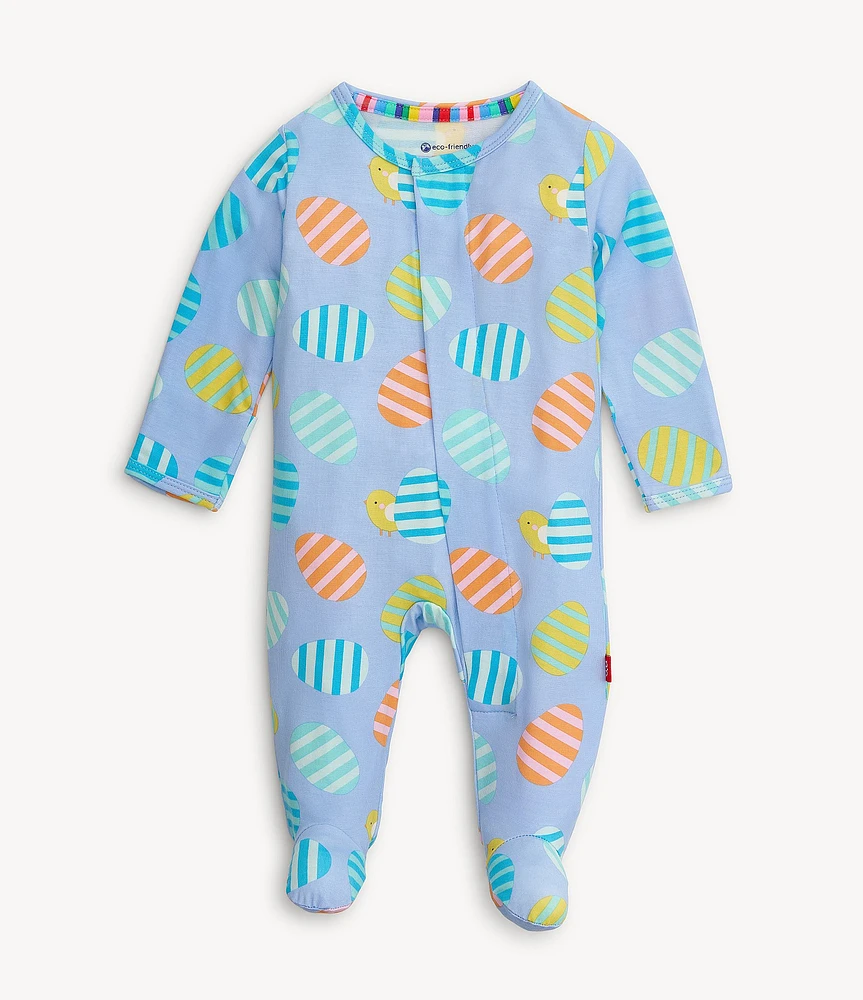 Magnetic Me Baby Boys Long-Sleeve Great Eggspectations Footed Coverall