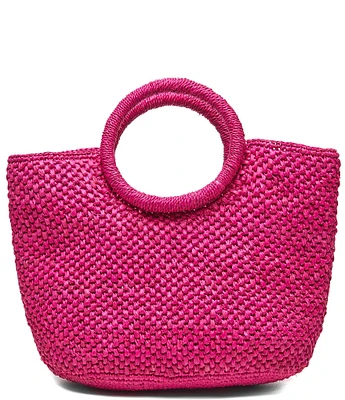Mar Y Sol Serena Straw Mini Tote Bag