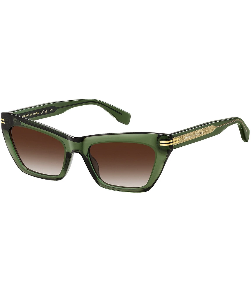 Marc Jacobs Women's 1112/S 54mm Transparent Rectangle Sunglasses