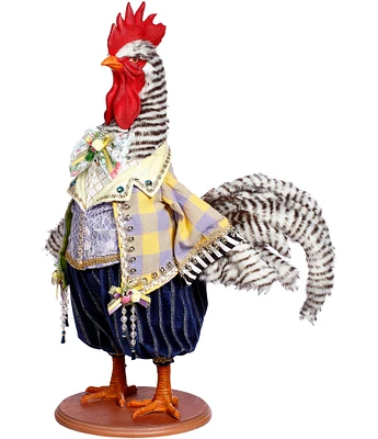 Mark Roberts Classic French Rooster Wood Stand Figurine