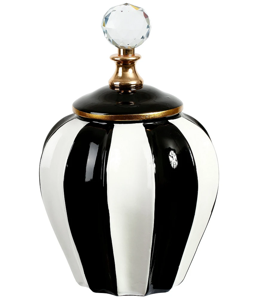 Mark Roberts Classic Stripe Vase with Lid