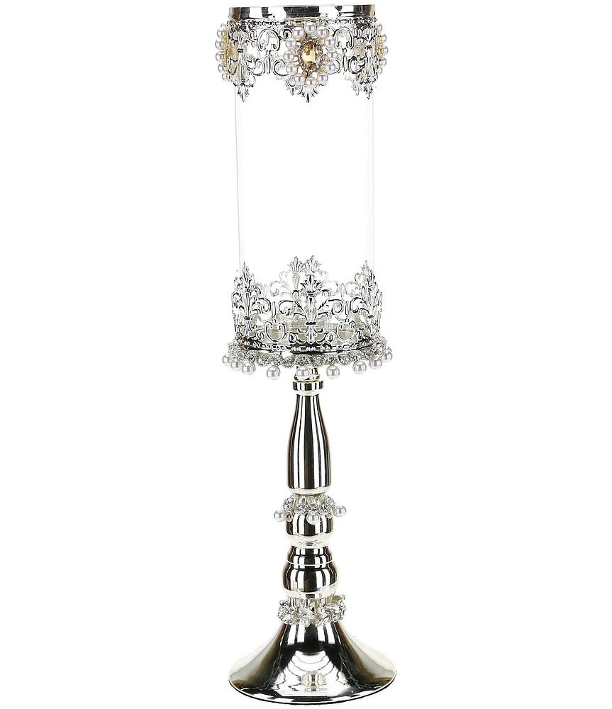 Mark Roberts Jeweled Hurricane Pillar Holder