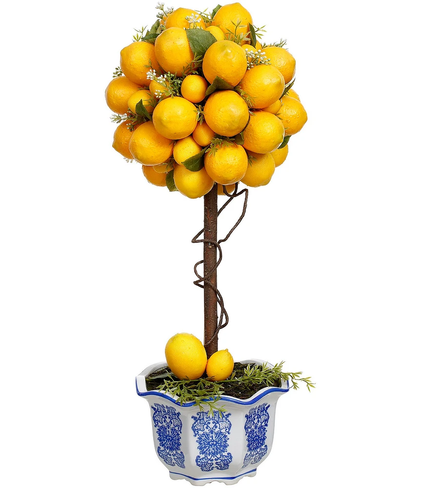 Mark Roberts Potted Lemon Topiary - 23.5 Inches