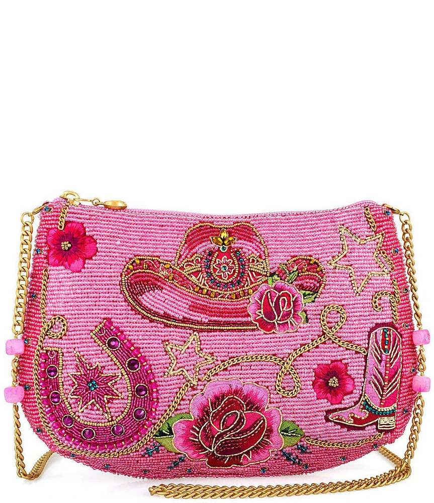 Mary Frances Rodeo Drive Beaded Crossbody Bag