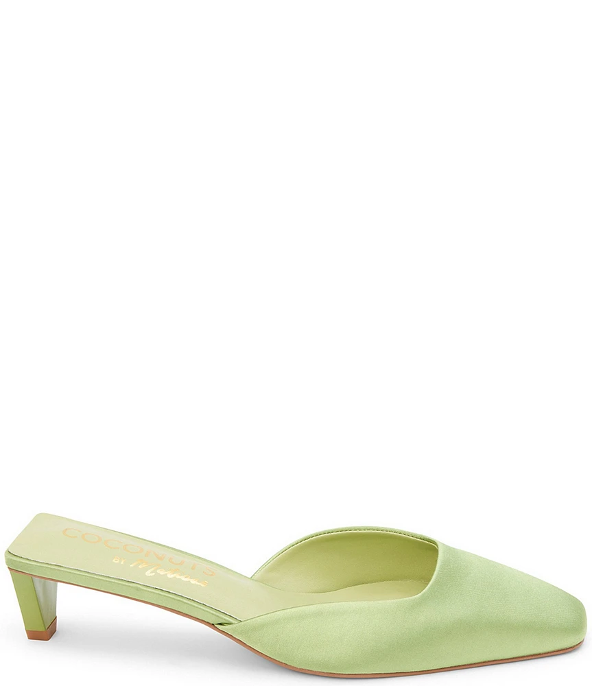 Matisse Tegan Satin Square Toe Dress Mules