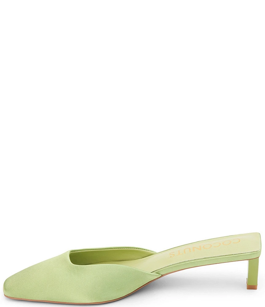 Matisse Tegan Satin Square Toe Dress Mules