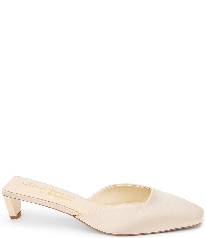 Matisse Tegan Satin Square Toe Dress Mules