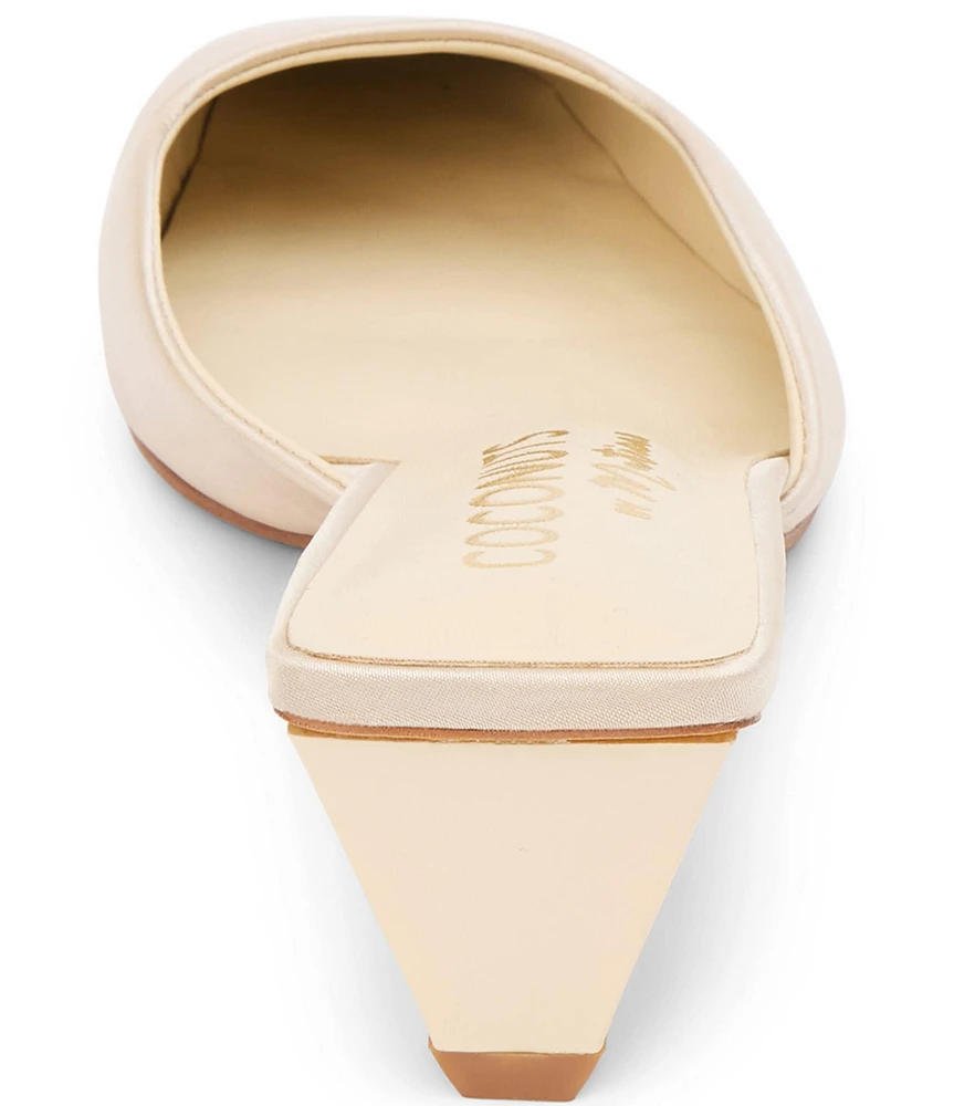 Matisse Tegan Satin Square Toe Dress Mules