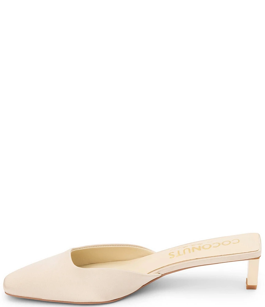 Matisse Tegan Satin Square Toe Dress Mules