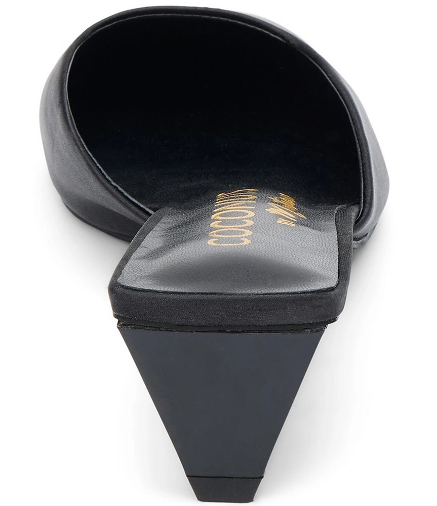 Matisse Tegan Satin Square Toe Dress Mules