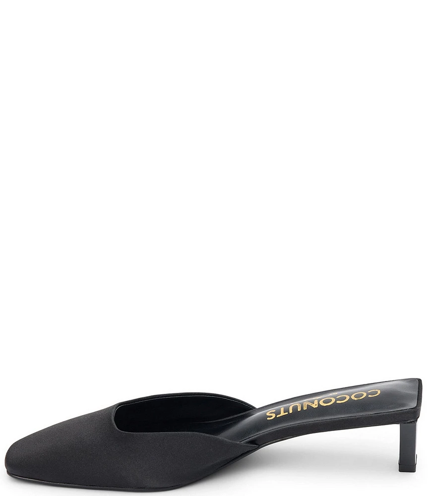 Matisse Tegan Satin Square Toe Dress Mules