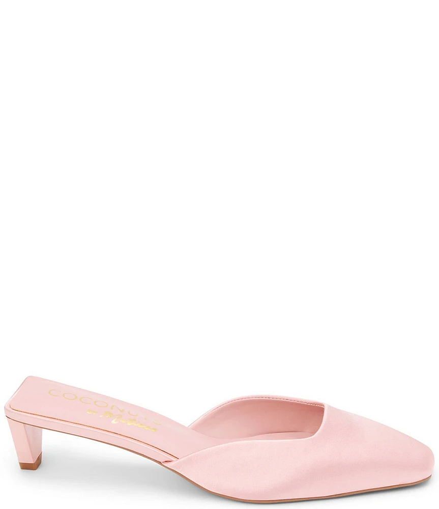 Matisse Tegan Satin Square Toe Dress Mules