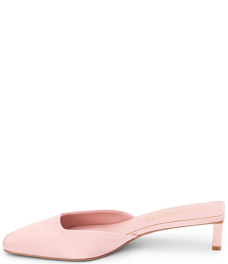 Matisse Tegan Satin Square Toe Dress Mules