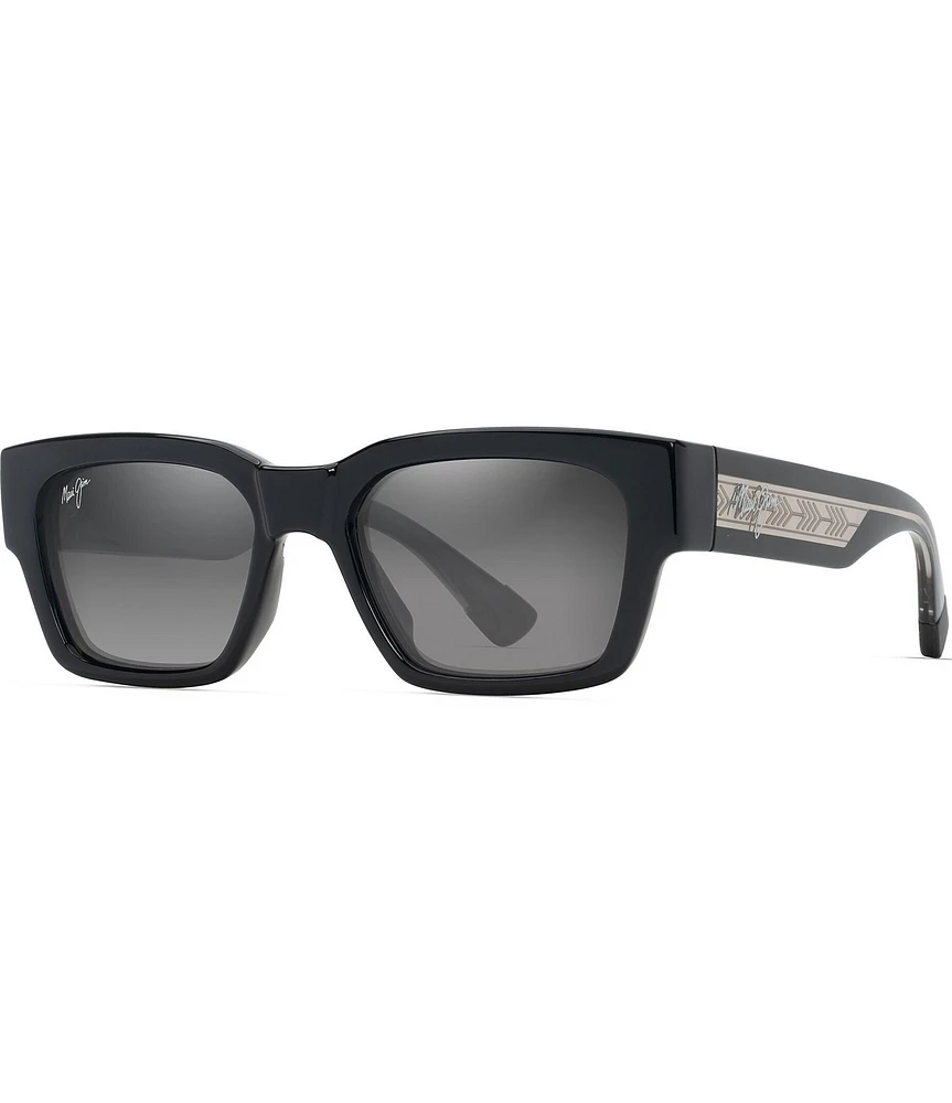 Maui Jim Unisex Kenui PolarizedPlus2®53mm Square Sunglasses