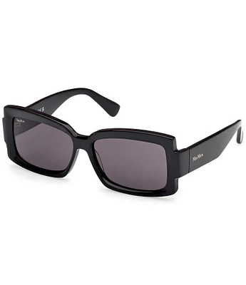 MaxMara Women's Lee 57mm Rectangle Sunglasses