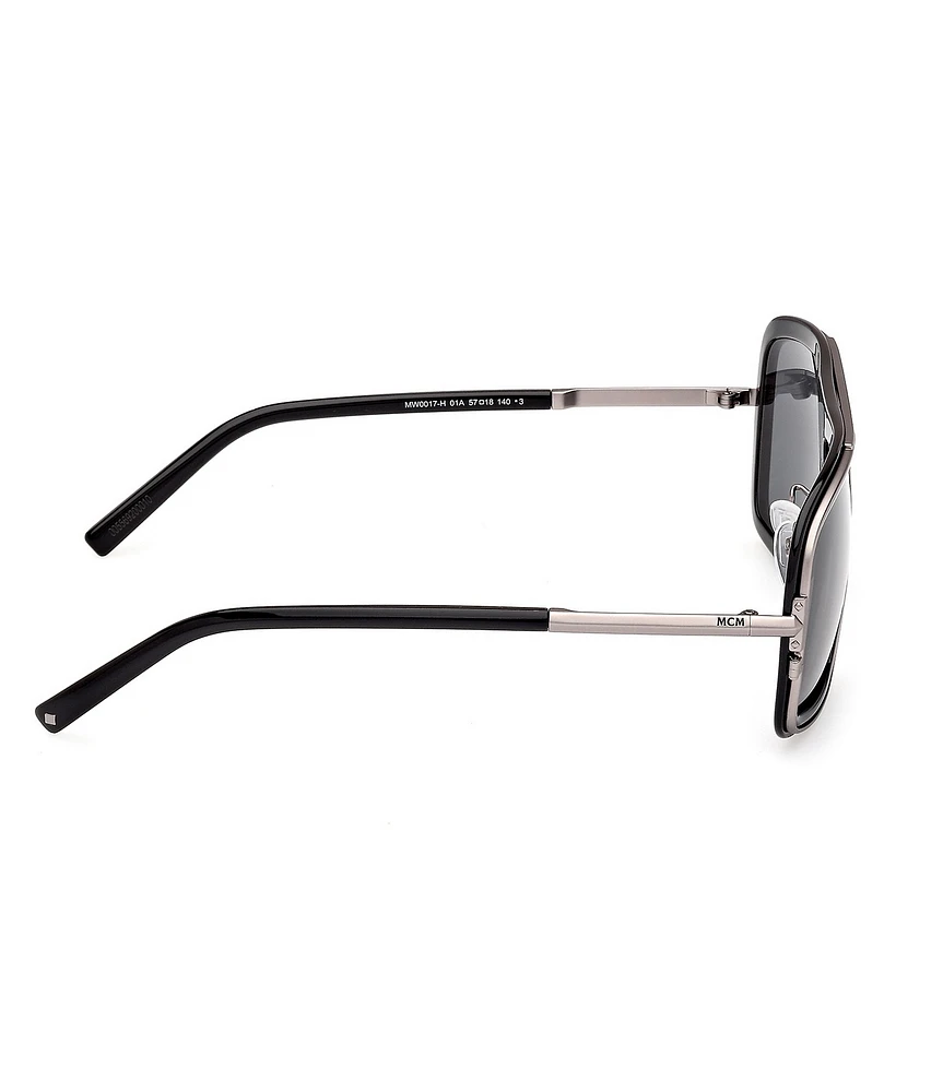 MCM Unisex MW0017 57mm Navigator Sunglasses