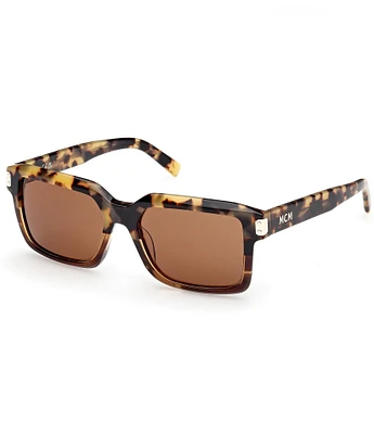 MCM Unisex MW0020 54mm Havana Square Sunglasses