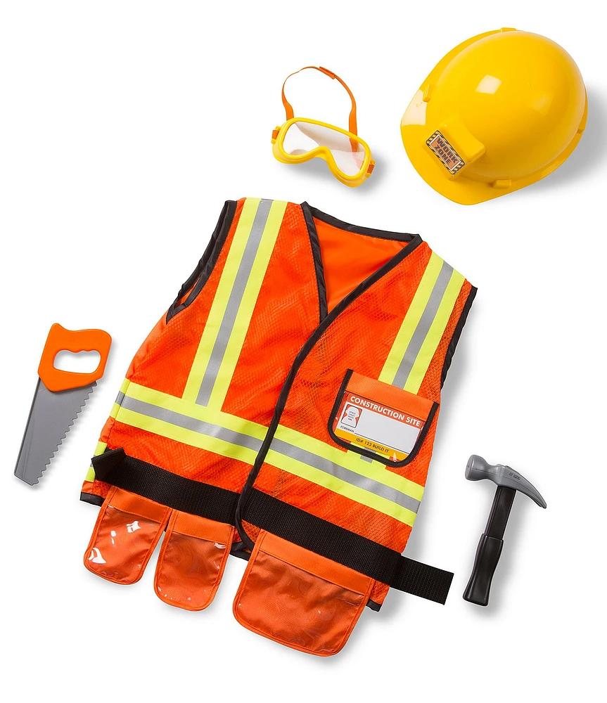 Melissa & Doug Construction Worker Dress-Up Costume