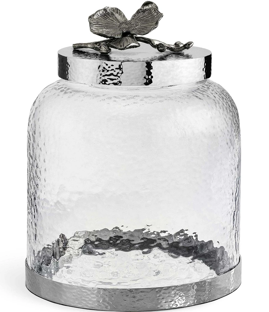 Michael Aram Black Orchid Cookie Jar