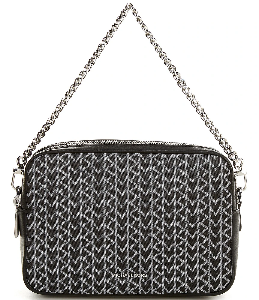 Michael Kors Bryant Contrast Trim Medium Chain Strap Camera Crossbody Bag