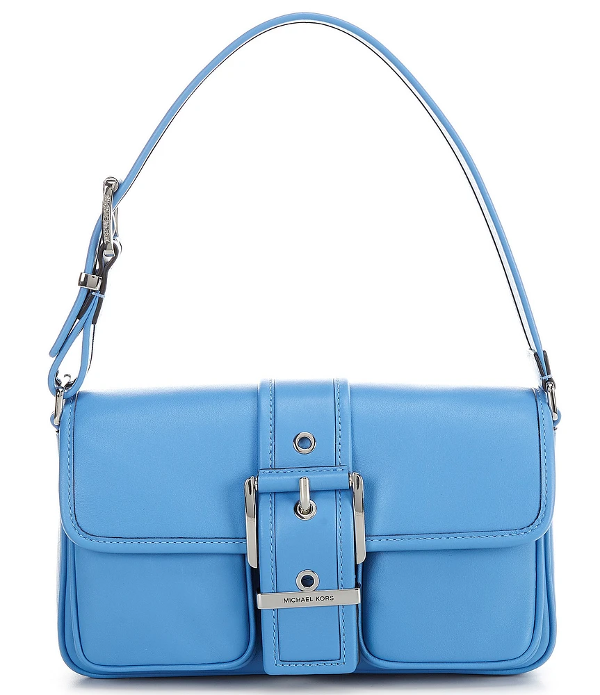 Michael Kors Colby Medium Buckle Detail Shoulder Bag