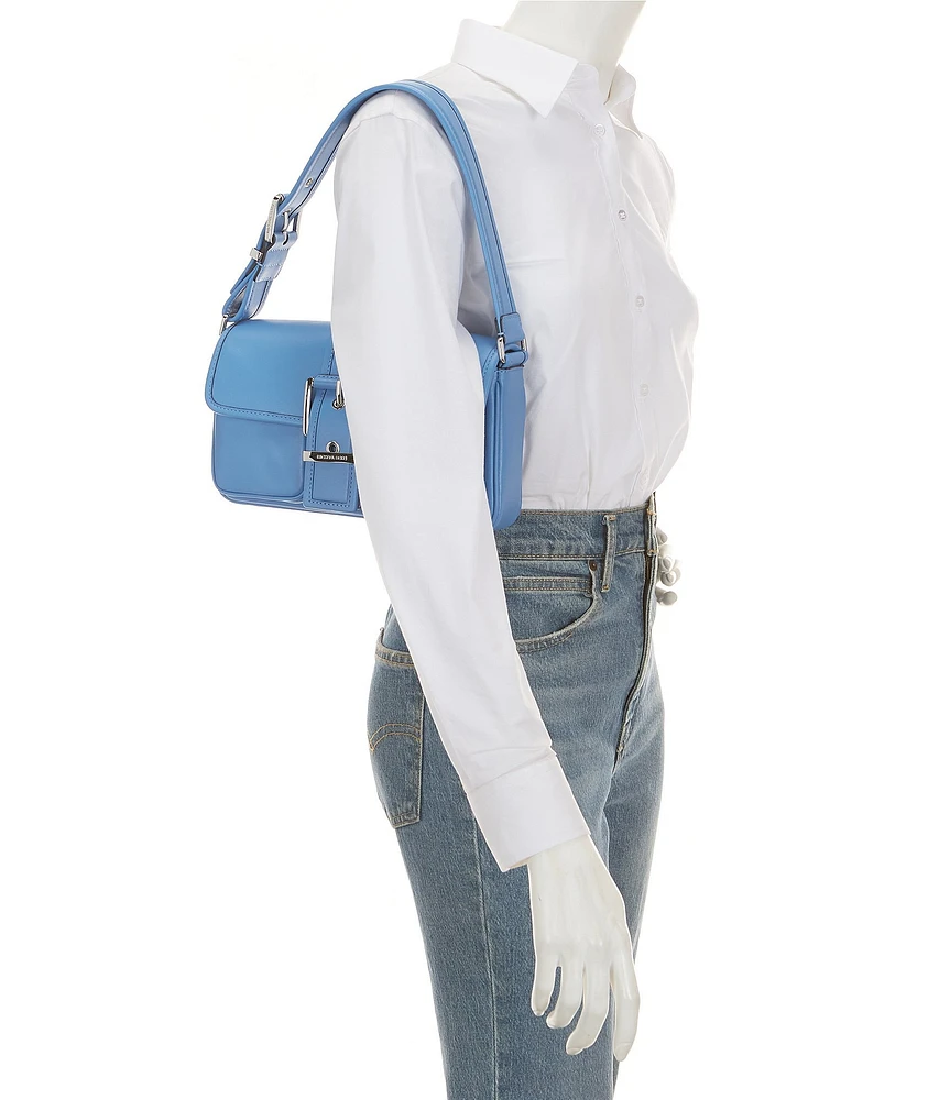 Michael Kors Colby Medium Buckle Detail Shoulder Bag