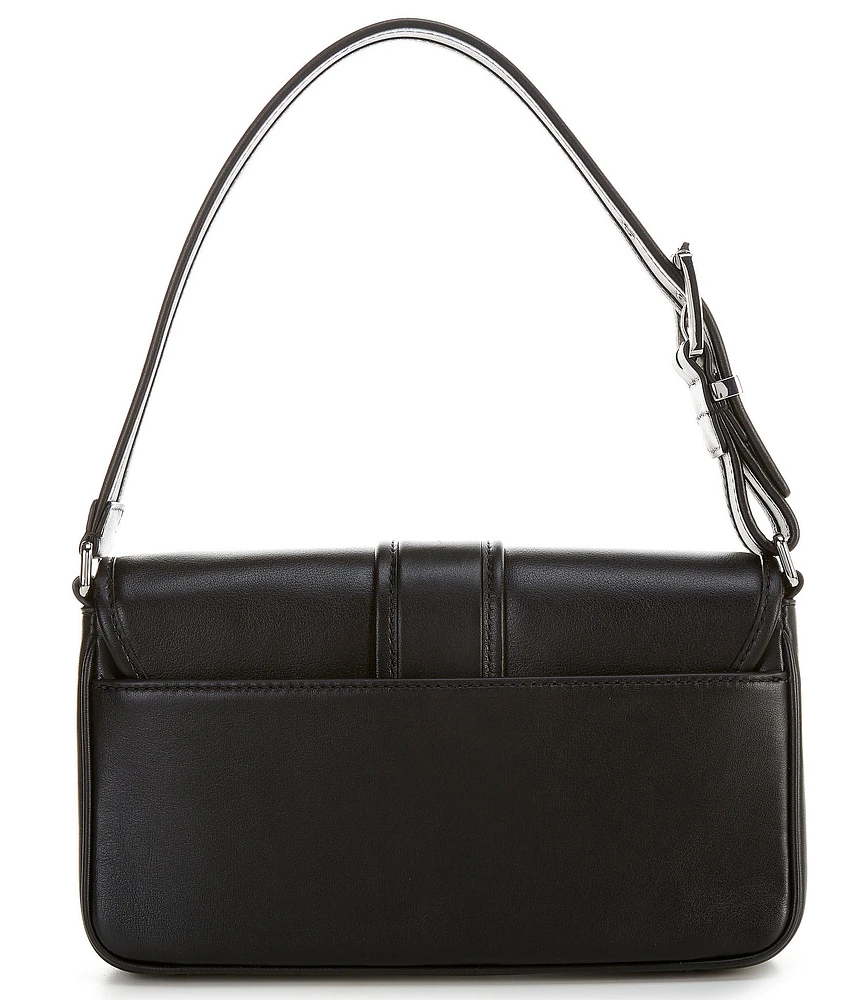 Michael Kors Colby Medium Buckle Detail Shoulder Bag