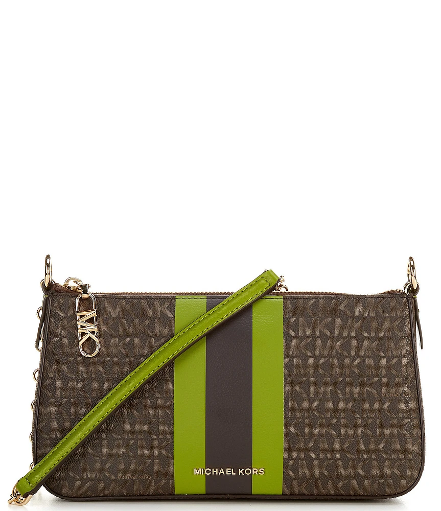 Michael Kors Contrast Medium Chain Pouchette Shoulder Bag