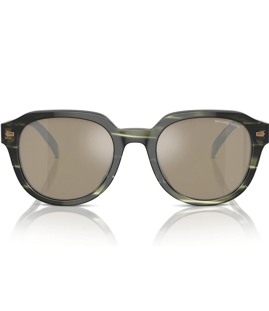 Michael Kors Men's MK2216U 52mm Round Sunglasses