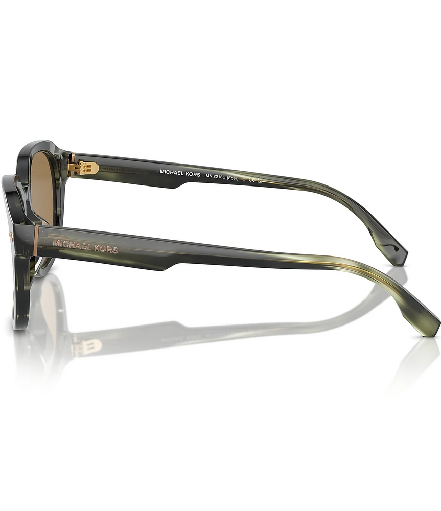 Michael Kors Men's MK2216U 52mm Round Sunglasses