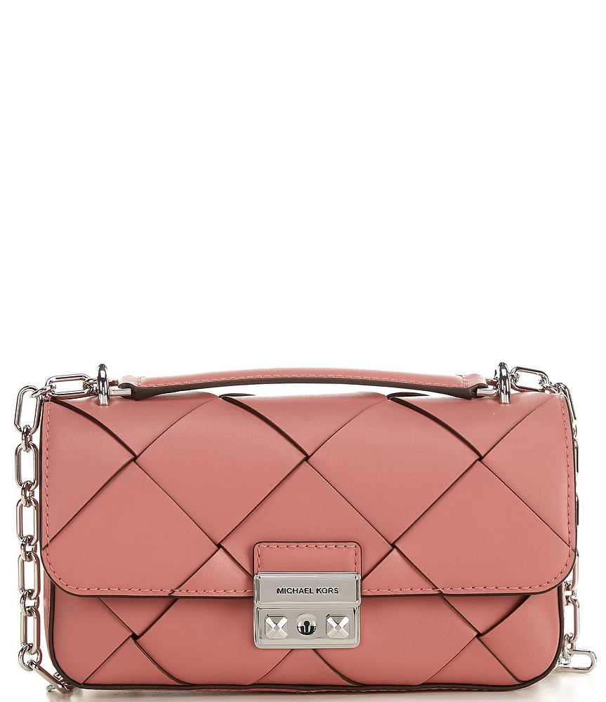 Michael Kors Tribeca Small Convertible Top Handle Chain Shoulder Bag