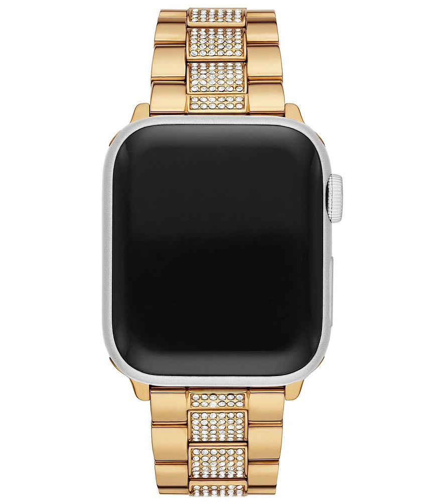 Michael Kors Women's Gold-Tone Stainless Steel Curb Chain 38/40/41mm Apple Watch® Band