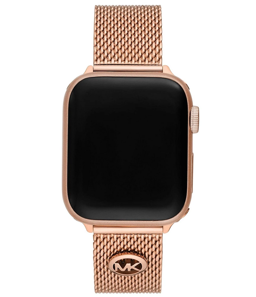 Michael Kors Women's Rose Gold Stainless Steel Mesh Band for Apple Watch®