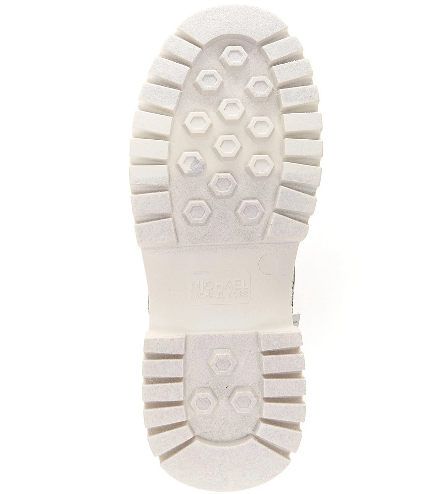 MICHAEL Michael Kors Girls' Payton Logo Lace Up Lug Sole Booties (Youth)
