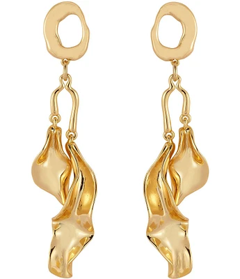 Mignonne Gavigan Blanca Molten Linear Earrings