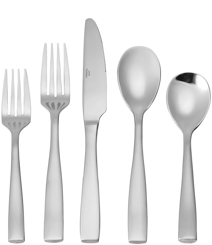 Mikasa Satin Delano 20-Piece Stainless Steel Flatware Set