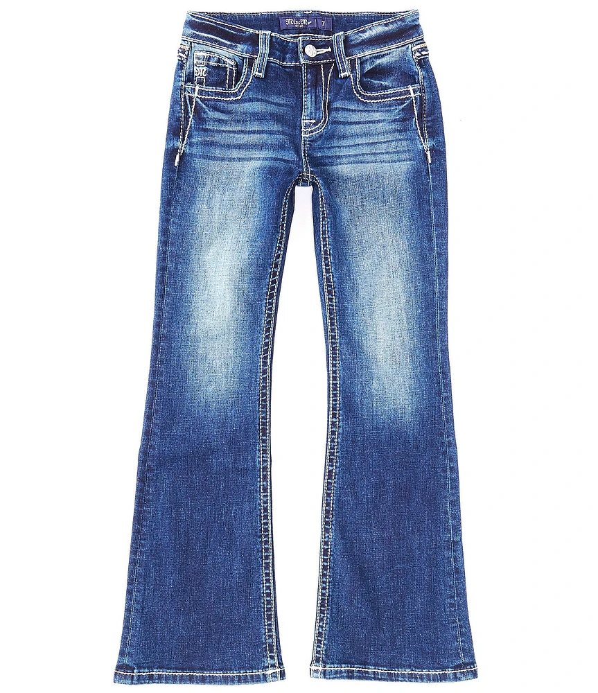 Miss Me Big Girls Mid Rise Bootcut Denim Jean