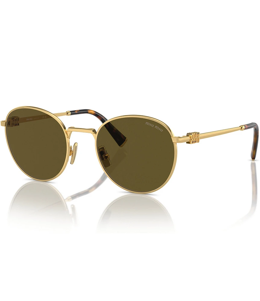 Miu Miu Women's MU 55ZS50-X 50mm Round Sunglasses