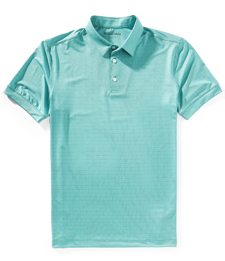 Mizzen+Main Golf Tee Time Performance Stretch Short Sleeve Polo Shirt