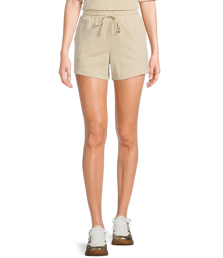 Moa Moa High Rise Drawstring Pull-On Coordinating Shorts