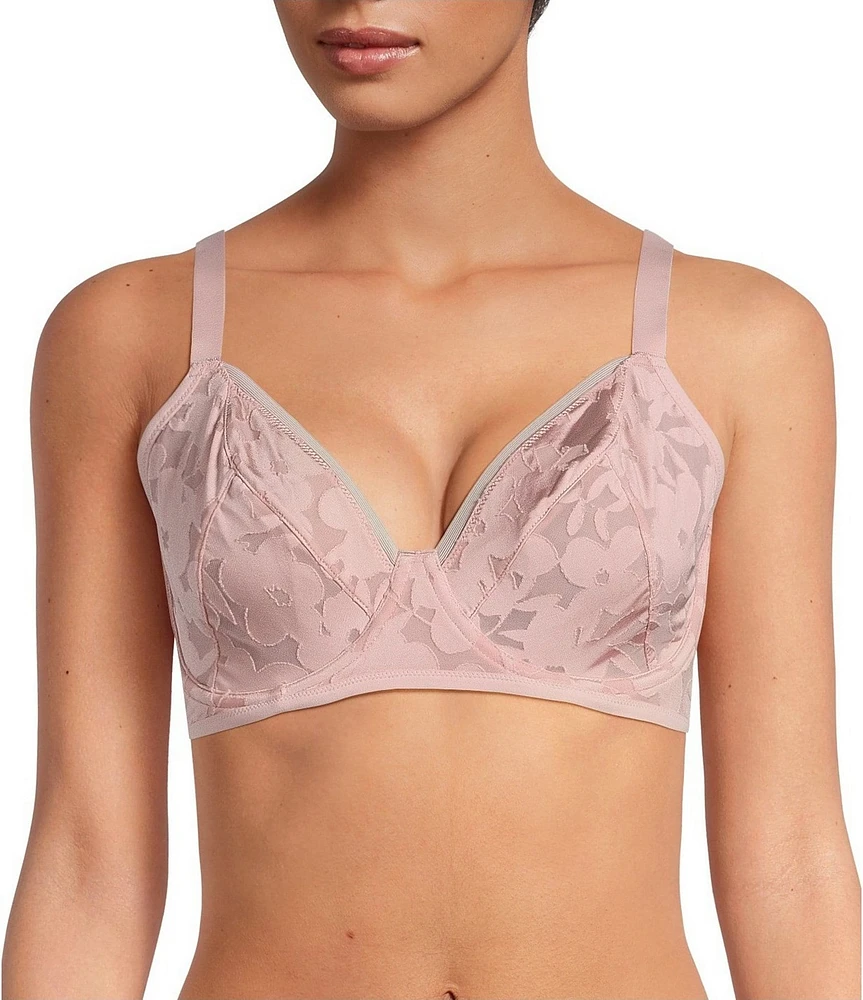 Modern Movement Burn Out Unlined Underwire Bra