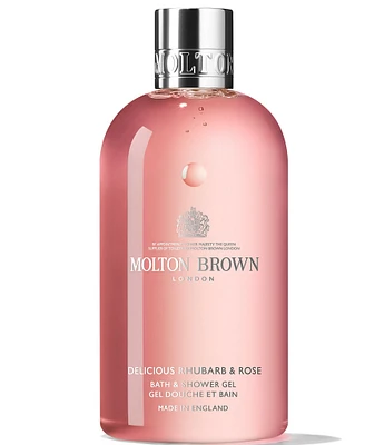 Molton Brown Delicious Rhubarb & Rose Bath & Shower Gel, 10 oz.