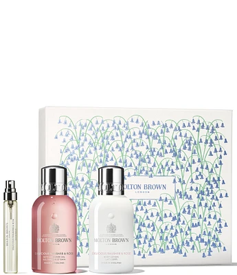 Molton Brown Delicious Rhubarb & Rose Travel Gift Set