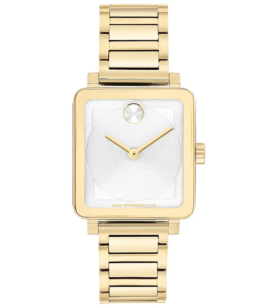 Movado BOLD Women's Evolution 2.0 Quartz Analog Gold Tone Stainless Steel Bracelet Watch