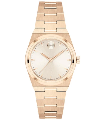 Movado Women's Bold Quest Mini Quartz Analog Stainless Steel Bracelet Watch
